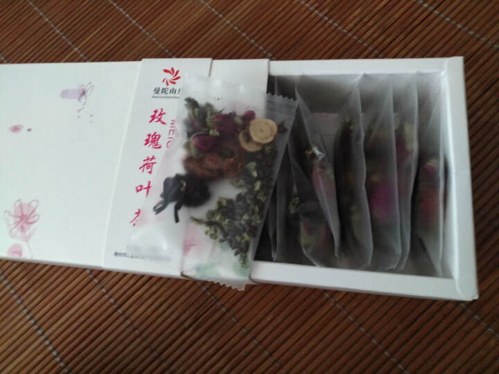 曼陀山庄 玫瑰荷叶茶天然 重瓣平阴玫瑰 荷叶茶 洛神花茶 甘草 山楂 组合花茶 花草茶 真材实料怎么样，好用吗，口碑，心得，评价，试用报告,第4张