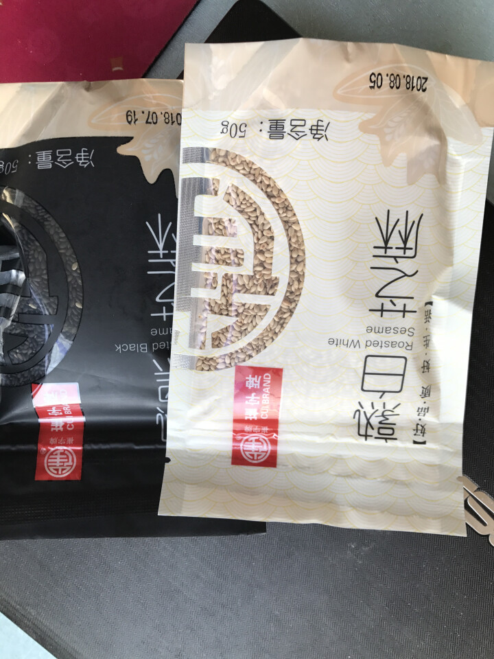 崔字牌熟黑白芝麻无添加无染色无草籽我沙子开袋即食2*50g装怎么样，好用吗，口碑，心得，评价，试用报告,第4张