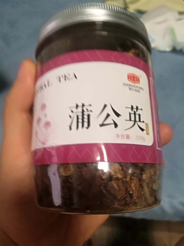 野生蒲公英根茶纯花草茶特天然级干净婆婆丁瓶装泡茶煮茶200g包邮怎么样，好用吗，口碑，心得，评价，试用报告,第2张