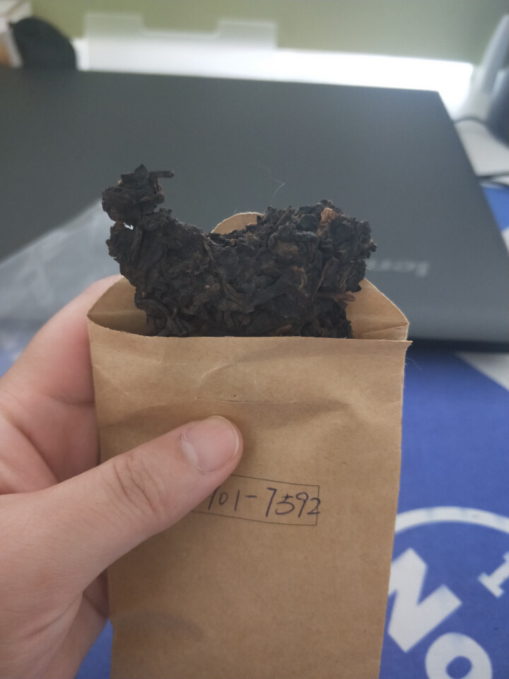 大益普洱茶 7592熟饼熟茶 2017年1701批次8g试饮装怎么样，好用吗，口碑，心得，评价，试用报告,第3张