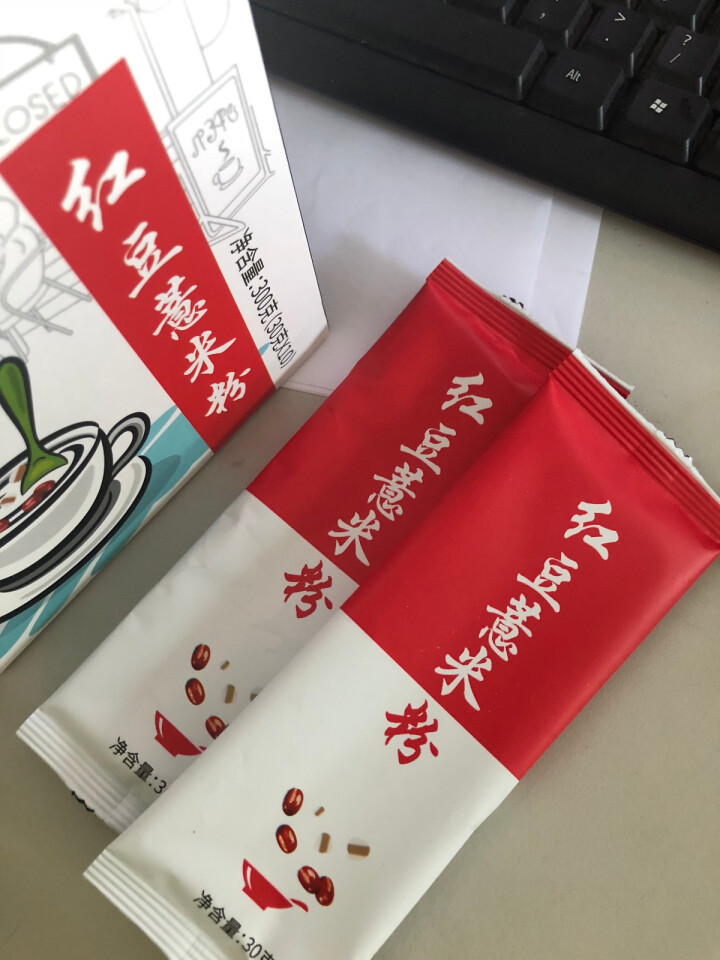 古保堂 红豆薏米粉300g（30g*10条）红豆、薏苡仁大枣枸杞子燕麦山药冰糖可搭祛湿气茶袋装怎么样，好用吗，口碑，心得，评价，试用报告,第4张