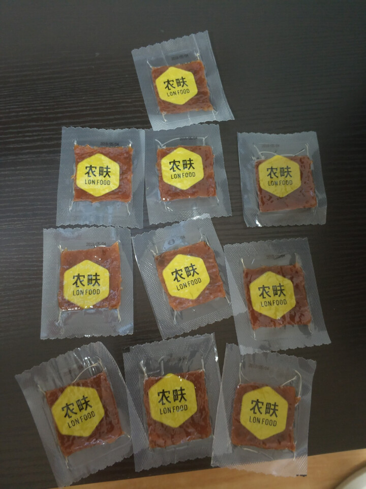 农畉（LONFOOD） 农畉猪肉脯75g 原味蜜汁香辣休闲小零食 香辣怎么样，好用吗，口碑，心得，评价，试用报告,第7张