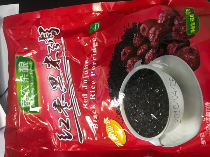 南农（nannong） 南农 红枣黑米粥方便速食五谷杂粮代餐食品营养粥 红枣黑米粥350g怎么样，好用吗，口碑，心得，评价，试用报告,第2张