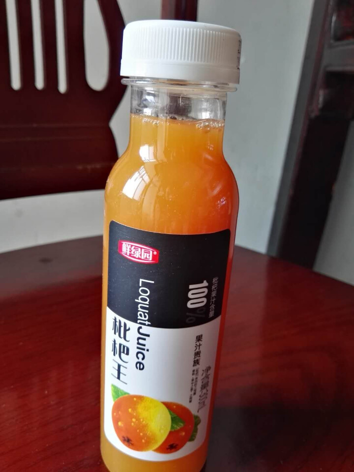 鲜绿园 枇杷汁100%枇杷王枇杷原浆果汁饮料大瓶饮料300ml 单瓶装试饮活动怎么样，好用吗，口碑，心得，评价，试用报告,第4张