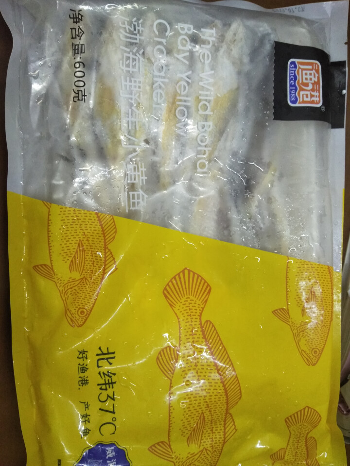 渔港 渤海野生小黄鱼600g 约12,第2张