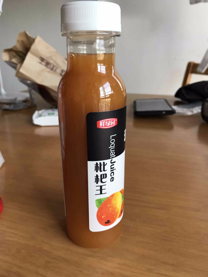 鲜绿园 枇杷汁100%枇杷王枇杷原浆果汁饮料大瓶饮料300ml 单瓶装试饮活动怎么样，好用吗，口碑，心得，评价，试用报告,第4张