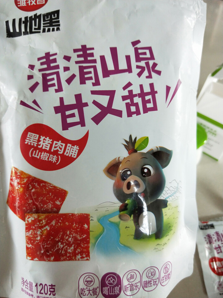 雏牧香休闲食品零食小吃熟食靖江特产生态黑猪肉脯自营 120g/袋 熟食猪肉干山椒味 山椒味怎么样，好用吗，口碑，心得，评价，试用报告,第2张