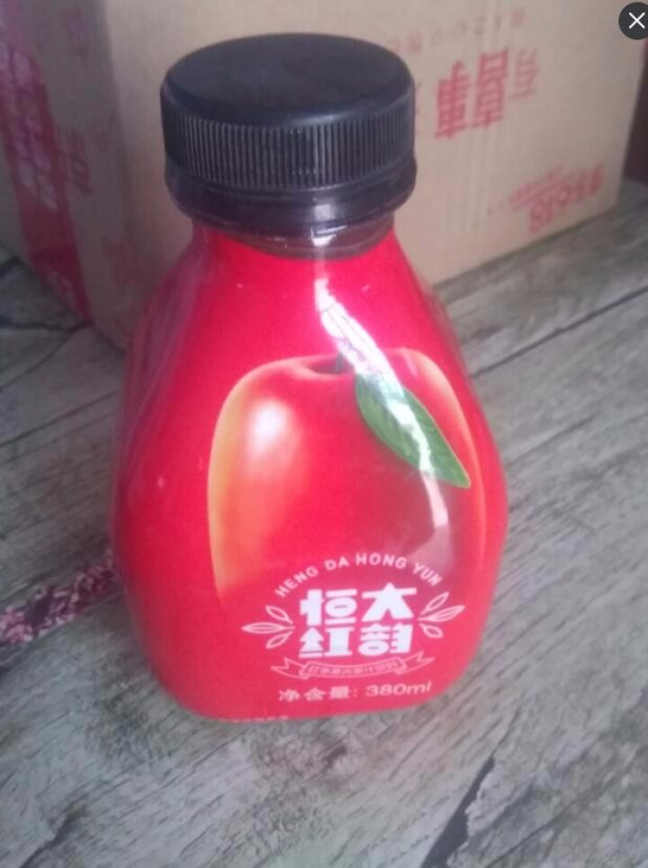 恒大 红韵红枣汁果肉果汁果味饮料礼盒装 380ml*1瓶（试饮装）怎么样，好用吗，口碑，心得，评价，试用报告,第2张