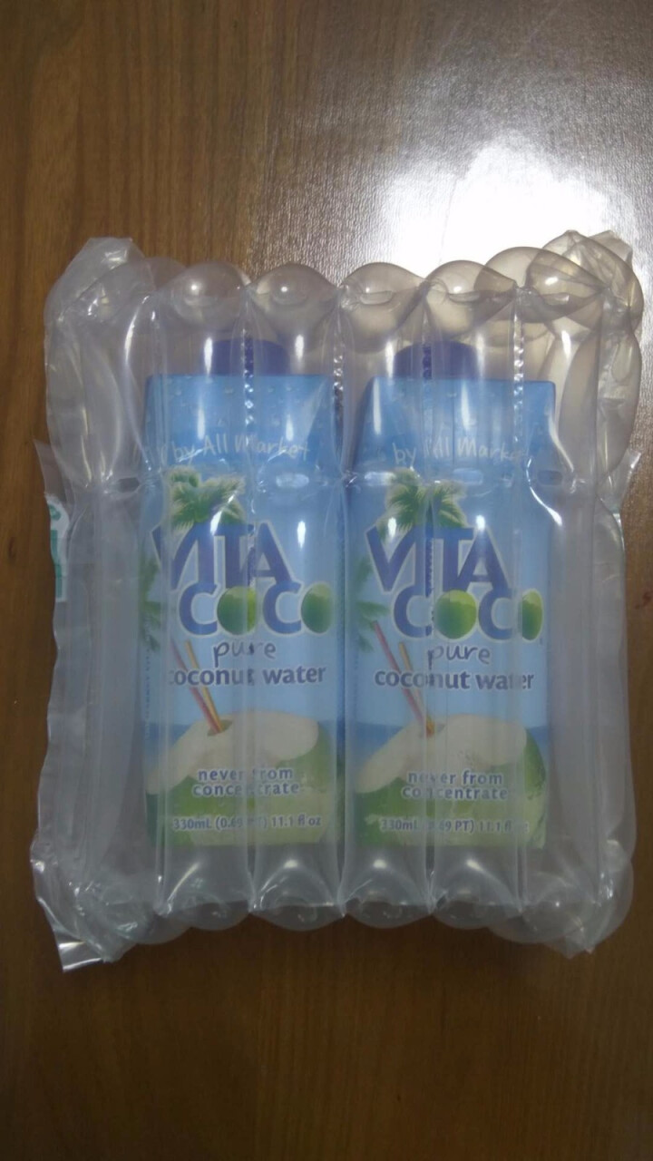 vita coco唯他可可椰子水NFC果汁进口饮品330ml 原味两瓶装怎么样，好用吗，口碑，心得，评价，试用报告,第3张