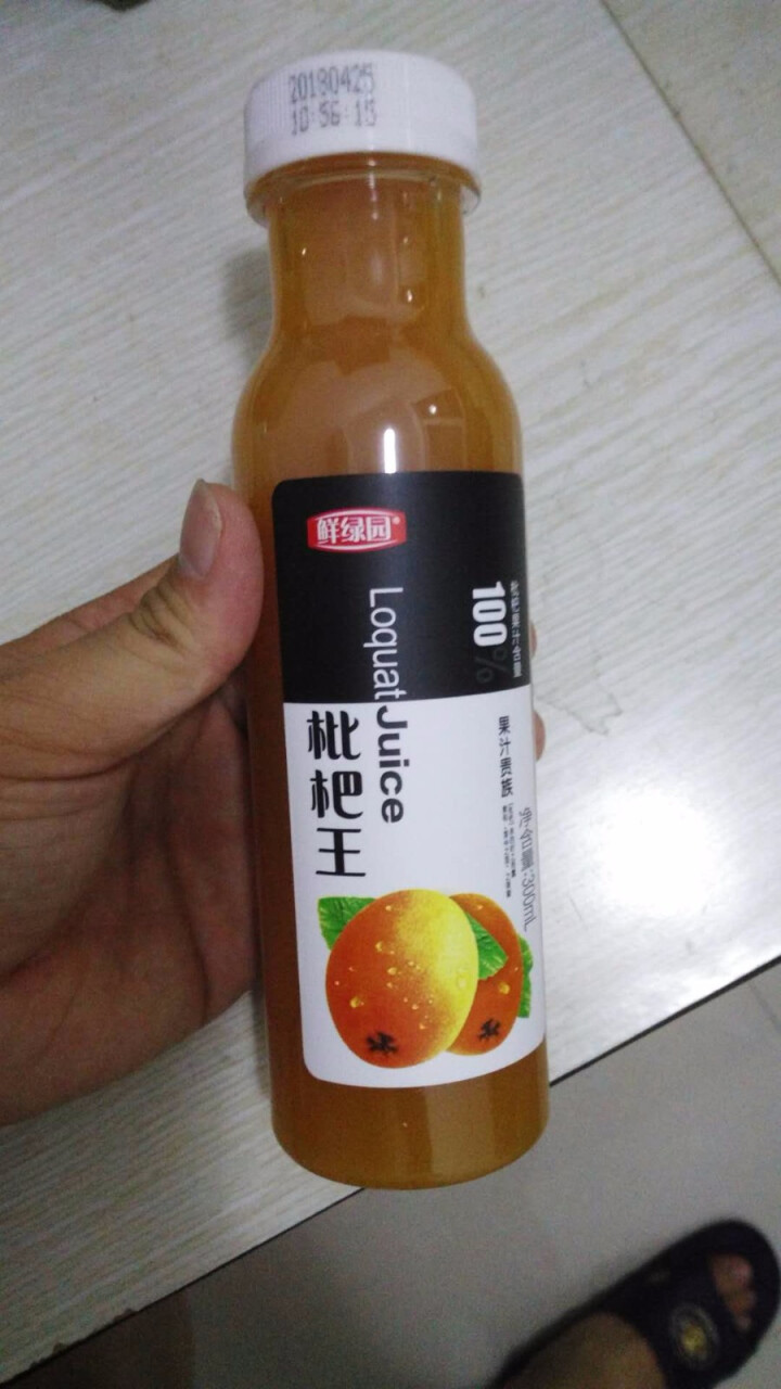 鲜绿园 枇杷汁100%枇杷王枇杷原浆果汁饮料大瓶饮料300ml 单瓶装试饮活动怎么样，好用吗，口碑，心得，评价，试用报告,第3张