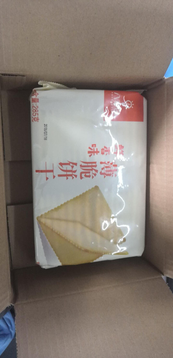 【京东自有品牌】八享时 薄脆饼干 鲜香味 285g/袋 蛋糕 休闲零食怎么样，好用吗，口碑，心得，评价，试用报告,第3张