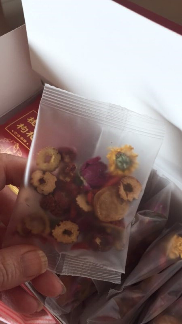 源本农品 桂圆红枣枸杞茶 玫瑰花黄贡菊花八宝茶 组合水果花草茶叶补女人气血养生饮品10g*20包/盒怎么样，好用吗，口碑，心得，评价，试用报告,第4张