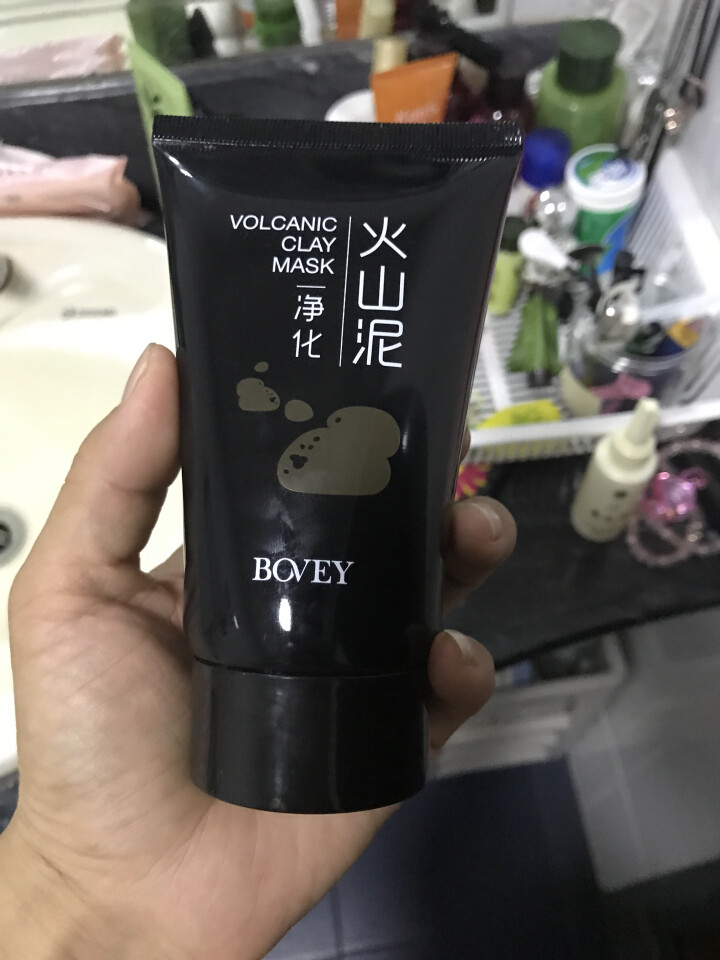 珀薇（BOVEY）火山泥面膜（清透毛孔 软化角质 去黑头 吸附残妆污垢 调节油脂分泌 保湿补水） 火山泥膜120G怎么样，好用吗，口碑，心得，评价，试用报告,第2张