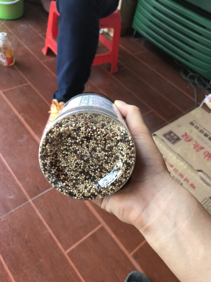 购食惠 三色藜麦米 450g（红白黑藜麦 稀有五谷杂粮 粗粮粥米）怎么样，好用吗，口碑，心得，评价，试用报告,第4张