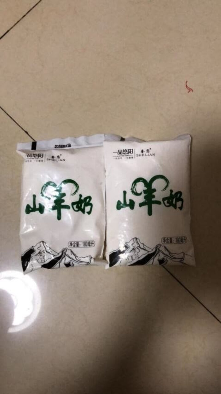 奢恋一品悠阳山羊奶新鲜液态沂蒙羊奶180ml*12袋/箱非纯羊奶 季卡12箱装【可分批次发货】怎么样，好用吗，口碑，心得，评价，试用报告,第2张