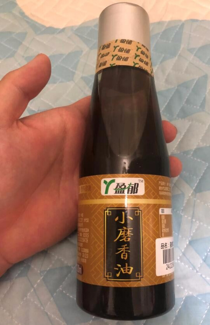 盈郁小磨香油 烹饪调味 凉拌食用油 纯香芝麻香油 280ml 280ml怎么样，好用吗，口碑，心得，评价，试用报告,第2张