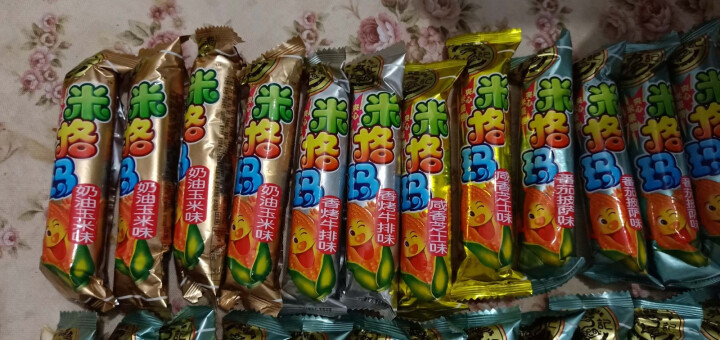 徐福记 夹心米果卷 散装称500g 米格玛奶油芝士番茄味零食饼干 （随机混合味）怎么样，好用吗，口碑，心得，评价，试用报告,第4张