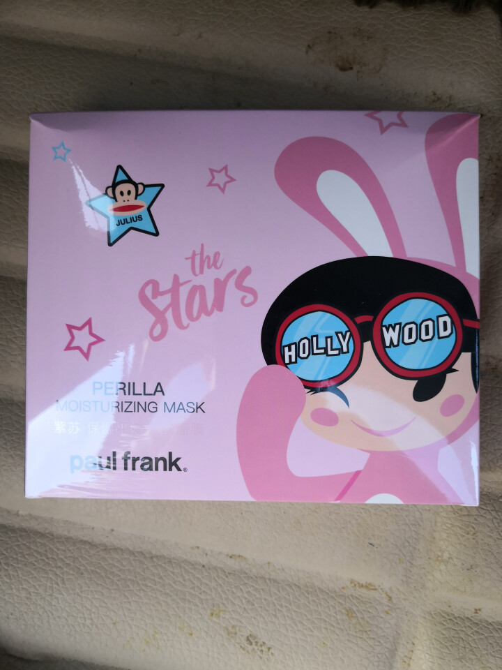 paul frank 美国潮牌大嘴猴紫苏补水面膜 女士保湿平衡26ml×5怎么样，好用吗，口碑，心得，评价，试用报告,第2张