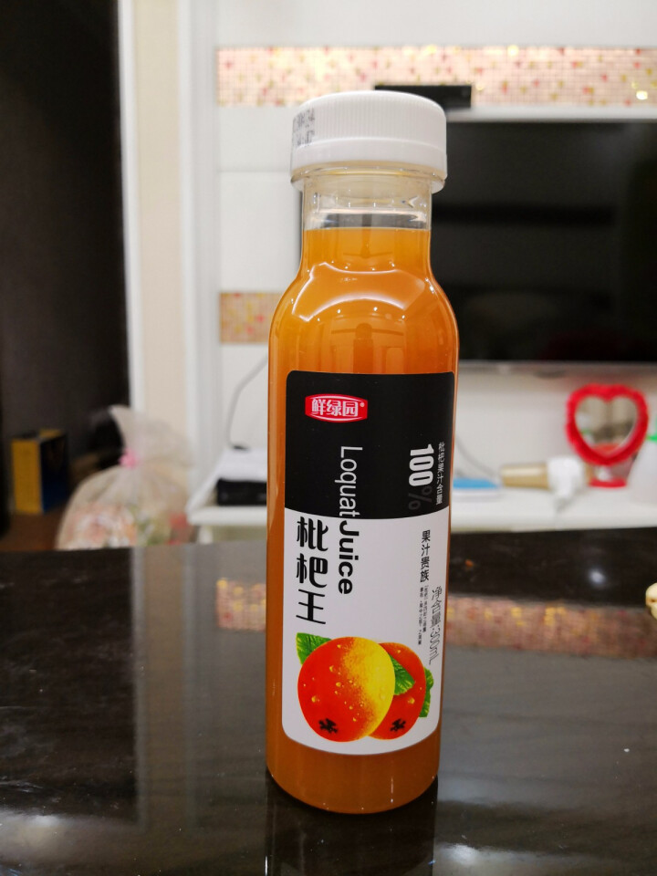 鲜绿园 枇杷汁100%枇杷王饮料果汁饮料300ml 单瓶装试饮活动怎么样，好用吗，口碑，心得，评价，试用报告,第3张