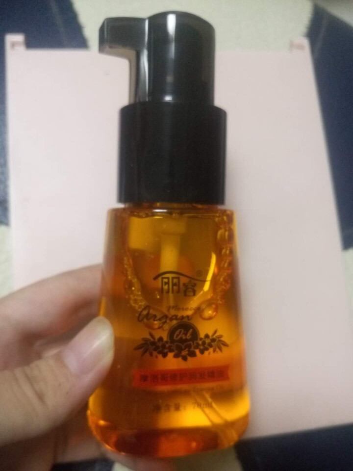 摩洛哥修护润发精油 免洗护发素修护干枯毛躁头发精油 70ml 1瓶装 红色怎么样，好用吗，口碑，心得，评价，试用报告,第2张