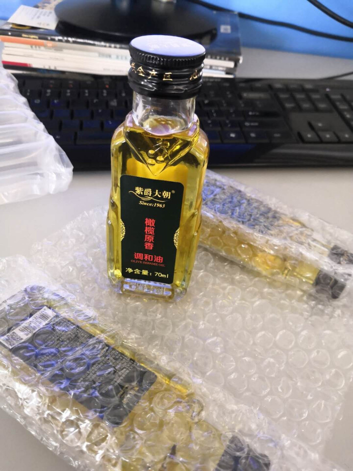 紫爵大朝 橄榄香油70ml 高端芝麻 6瓶装怎么样，好用吗，口碑，心得，评价，试用报告,第4张