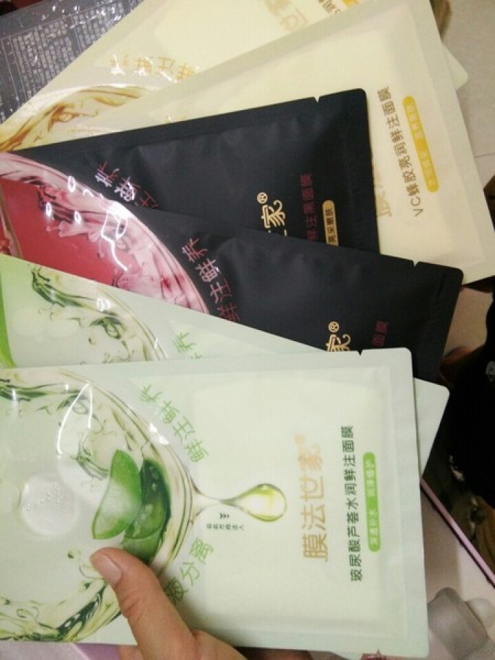 膜法世家 水润亮肤三合一鲜注面膜贴套盒6片装怎么样，好用吗，口碑，心得，评价，试用报告,第4张