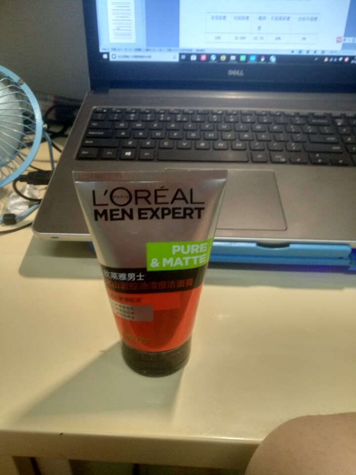 欧莱雅（LOREAL）男士火山岩控油清痘洁面膏100ml（男士洗面奶 清洁毛孔 护肤化妆品 祛痘）怎么样，好用吗，口碑，心得，评价，试用报告,第2张