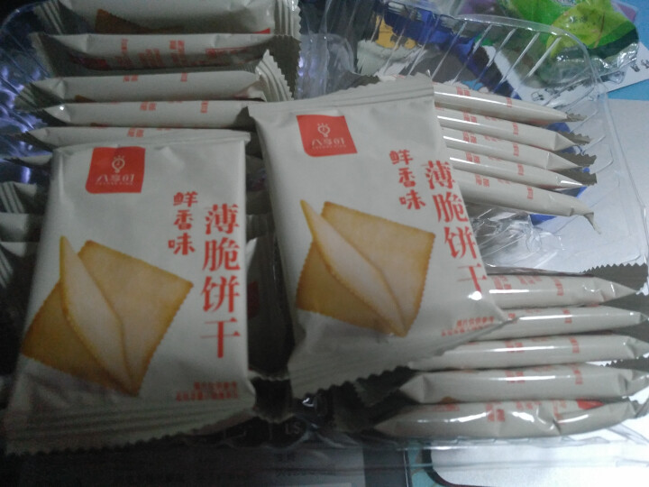 【京东自有品牌】八享时 薄脆饼干 鲜香味 285g/袋 蛋糕 休闲零食怎么样，好用吗，口碑，心得，评价，试用报告,第3张