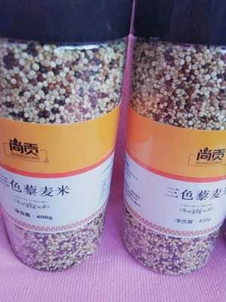 购食惠 三色藜麦米 450g（红白黑藜麦 稀有五谷杂粮 粗粮粥米）怎么样，好用吗，口碑，心得，评价，试用报告,第3张