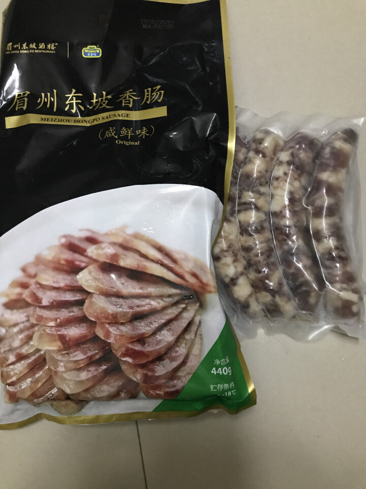 王家渡 眉州东坡香肠 咸鲜味  440g/袋 眉州东坡酒楼同款 川味腊肠 方便速食 食用百搭怎么样，好用吗，口碑，心得，评价，试用报告,第3张