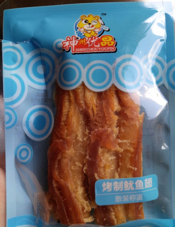 神州优品（shenzhouyoupin） 烧烤小吃风琴鱿鱼100g 美味零食肉脯 烤制鱿鱼翅怎么样，好用吗，口碑，心得，评价，试用报告,第3张