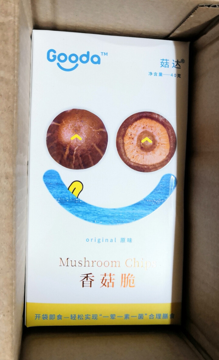 菇达 香菇脆即食蘑菇干孕妇儿童办公室休闲零食香菇脆片 即食香菇干蔬菜果干 单盒试吃（口味随机发）怎么样，好用吗，口碑，心得，评价，试用报告,第2张