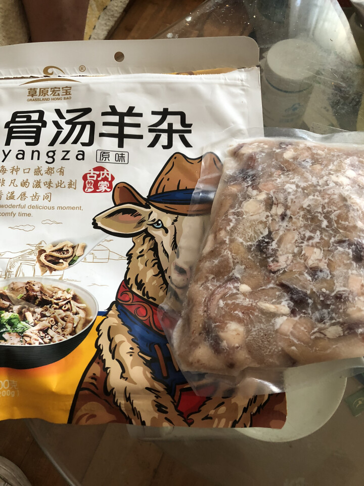 草原宏宝 骨汤羊杂原味 300g/袋 速冻菜肴制品怎么样，好用吗，口碑，心得，评价，试用报告,第4张