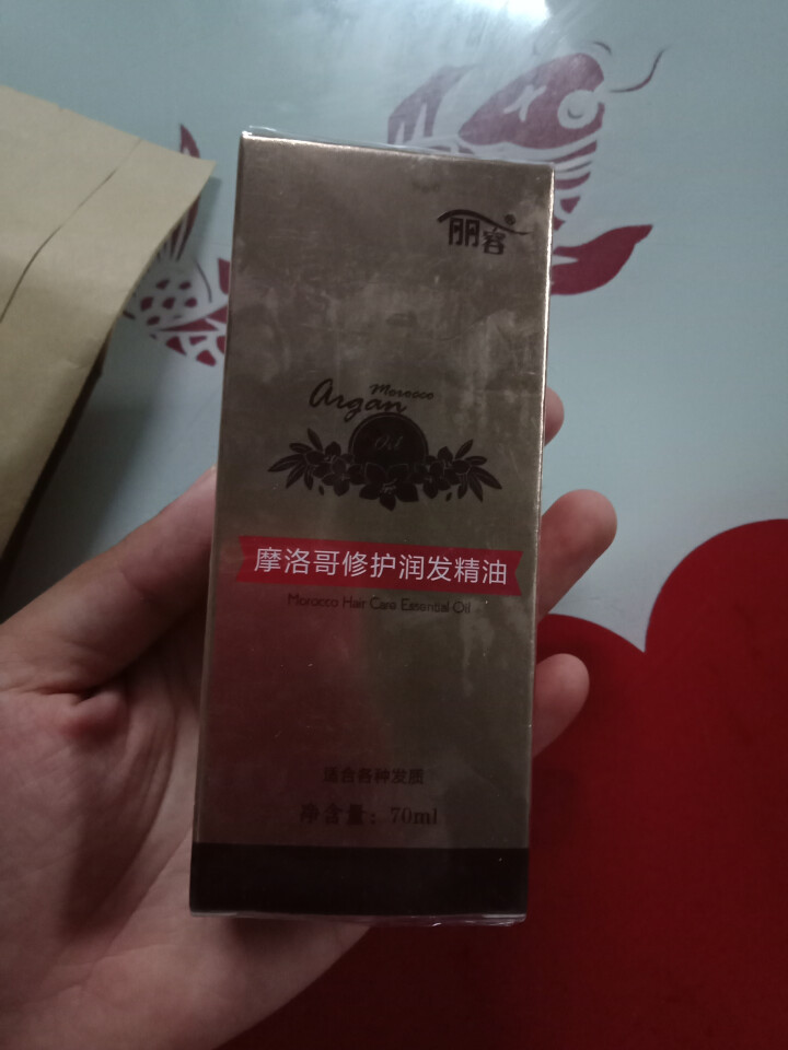 丽容 摩洛哥修护润发精油  免洗护发素修护干枯毛躁头发精油 70ml 红色怎么样，好用吗，口碑，心得，评价，试用报告,第2张