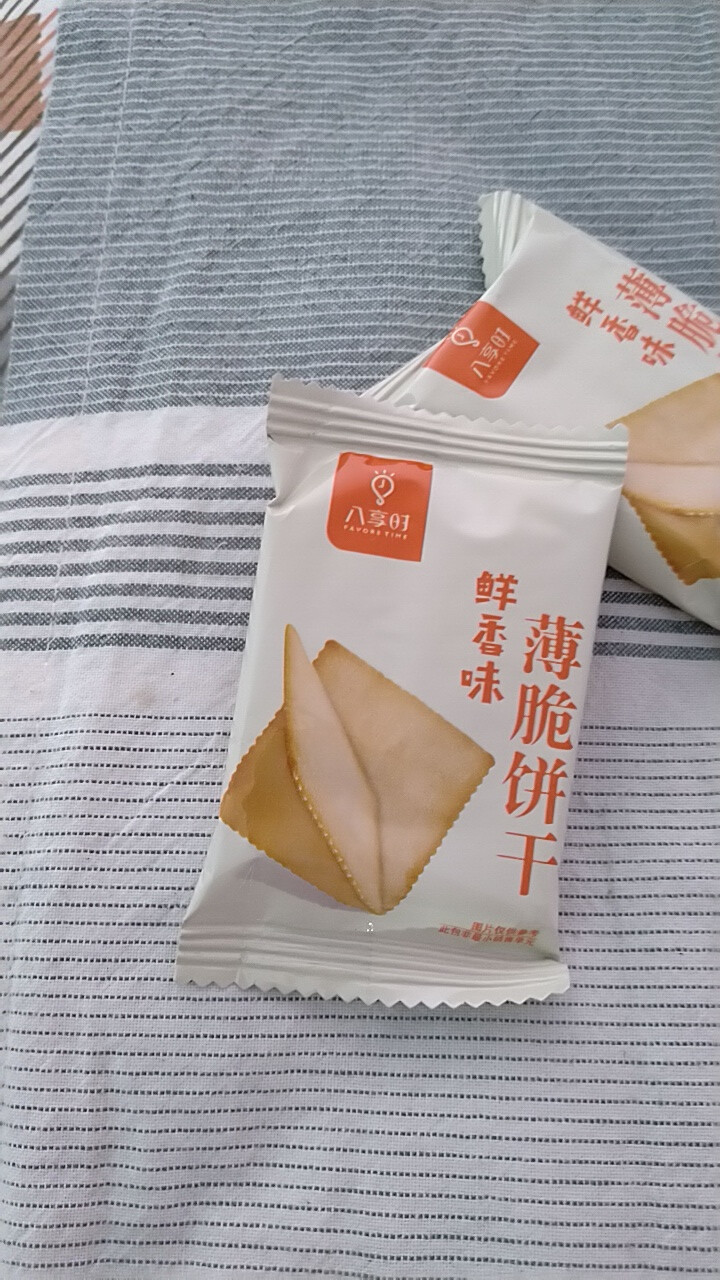 【京东自有品牌】八享时 薄脆饼干 鲜香味 285g/袋 蛋糕 休闲零食怎么样，好用吗，口碑，心得，评价，试用报告,第2张