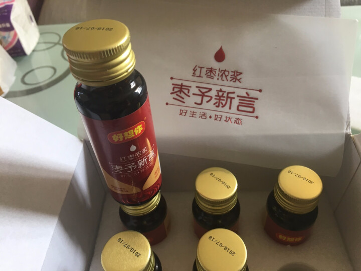 好想你 枣予新言红枣浓浆50ml*6瓶 果浆浓缩汁 冲饮品养生 红枣浆红枣饮怎么样，好用吗，口碑，心得，评价，试用报告,第4张