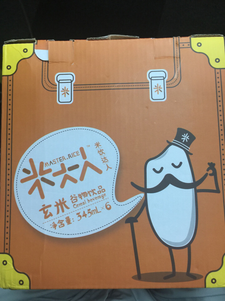 米大人 米露大米谷物饮料6瓶礼盒装 （345 ml*6瓶） 玄米（糙米）味怎么样，好用吗，口碑，心得，评价，试用报告,第2张