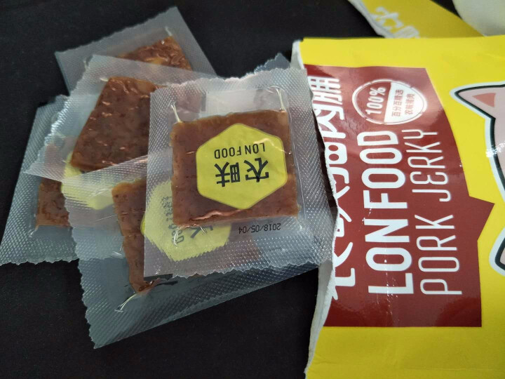 农畉（LONFOOD） 农畉猪肉脯75g 原味蜜汁香辣休闲小零食 香辣怎么样，好用吗，口碑，心得，评价，试用报告,第4张