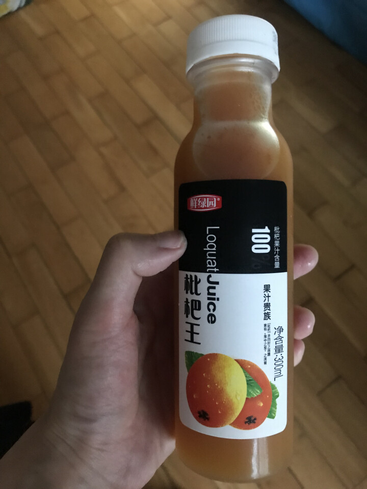 鲜绿园 枇杷汁100%枇杷王枇杷原浆果汁饮料大瓶饮料300ml 单瓶装试饮活动怎么样，好用吗，口碑，心得，评价，试用报告,第2张