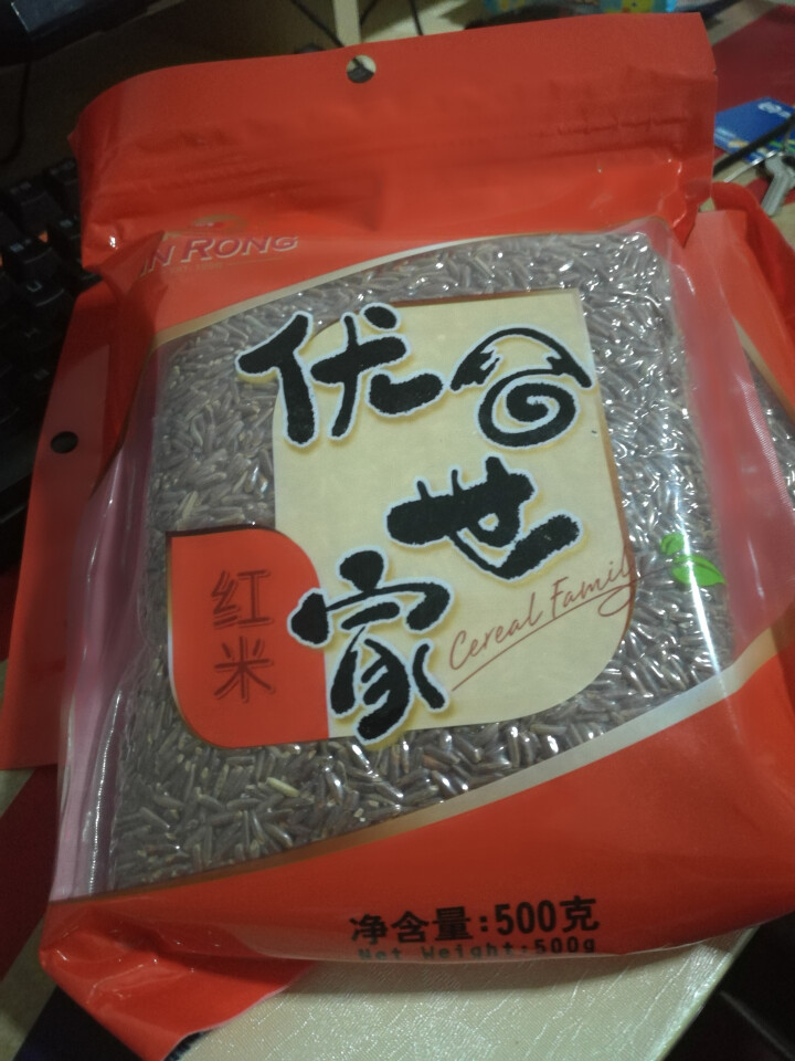 新闽融优谷世家红米500g*2杂粮粗粮红稻米红粳米饭玄米红米怎么样，好用吗，口碑，心得，评价，试用报告,第3张