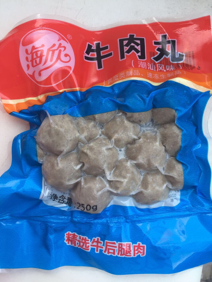 海欣 牛肉丸250g怎么样，好用吗，口碑，心得，评价，试用报告,第2张