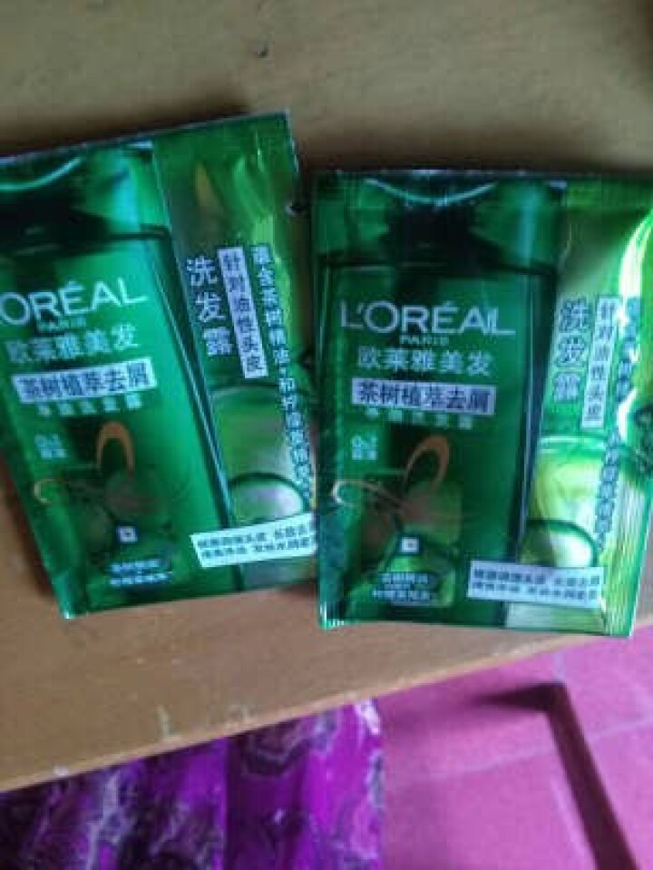 欧莱雅（LOREAL）茶树植萃去屑派发装(3*7ml单片，一周体验装)（赠品，请勿单独购买）怎么样，好用吗，口碑，心得，评价，试用报告,第3张