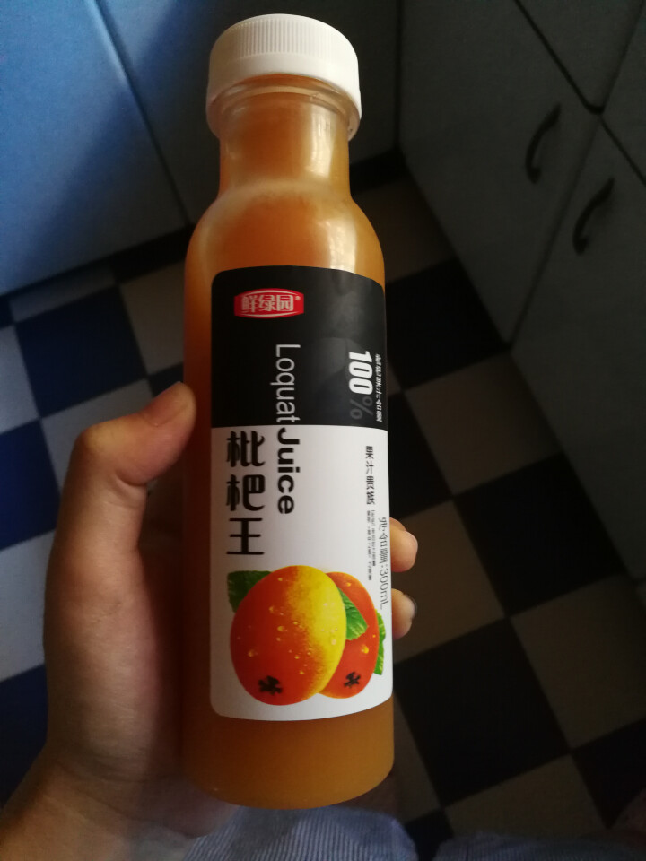 鲜绿园 枇杷汁100%枇杷王枇杷原浆果汁饮料大瓶饮料300ml 单瓶装试饮活动怎么样，好用吗，口碑，心得，评价，试用报告,第2张