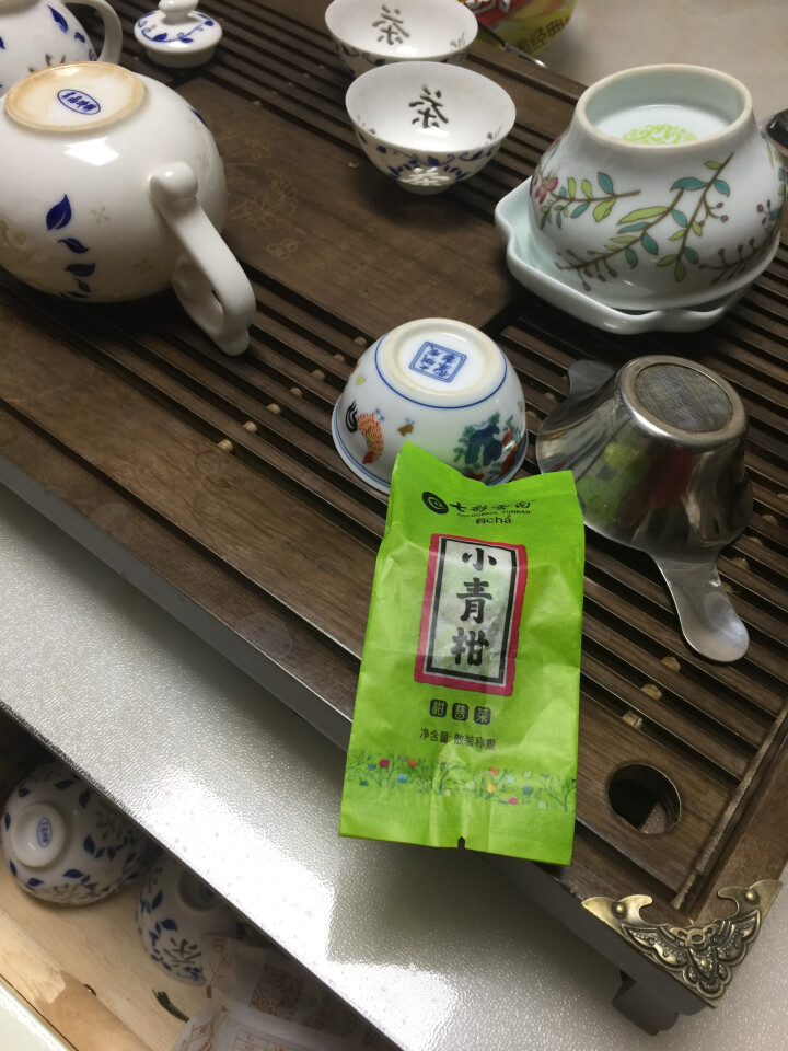 七彩云南茶叶普洱茶熟茶小青柑新会陈皮青柑普洱非生茶 粒柑见影系列 私享纸盒装单粒怎么样，好用吗，口碑，心得，评价，试用报告,第4张