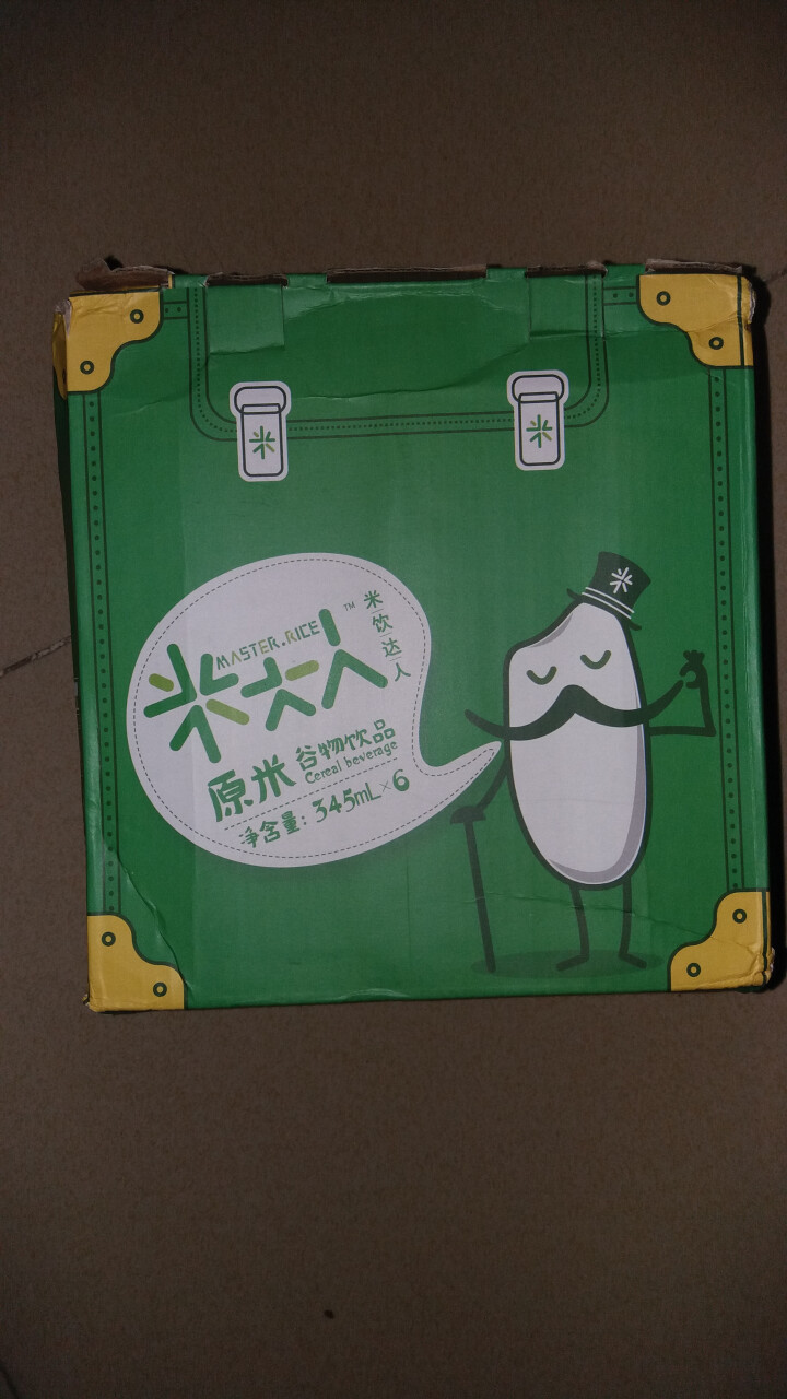 米大人 米露大米谷物饮料6瓶礼盒装  （345 ml*6罐） 原米味 默认1怎么样，好用吗，口碑，心得，评价，试用报告,第2张