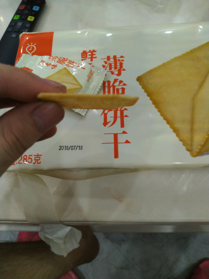 【京东自有品牌】八享时 薄脆饼干 鲜香味 285g/袋 蛋糕 休闲零食怎么样，好用吗，口碑，心得，评价，试用报告,第2张