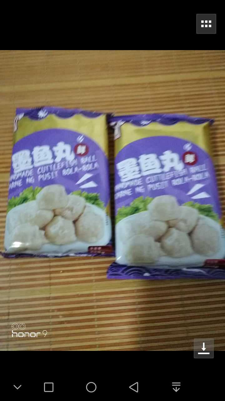 佳宁食品 墨鱼丸（250G*2包） 潮汕鱼丸火锅食材怎么样，好用吗，口碑，心得，评价，试用报告,第3张