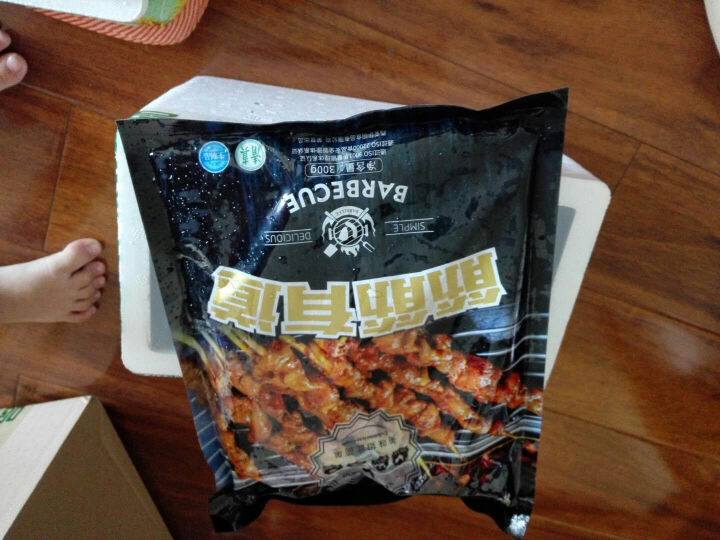 伊明新品 串签筋筋有道300g 户外BBQ 烧烤鸡肉食材 孜然味 烧烤必备 孜然口味怎么样，好用吗，口碑，心得，评价，试用报告,第5张