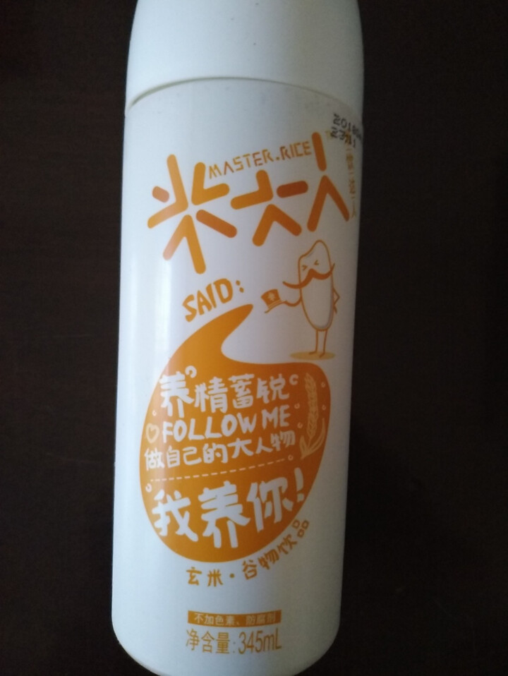 米大人 米露大米谷物饮料6瓶礼盒装 （345 ml*6瓶） 玄米（糙米）味怎么样，好用吗，口碑，心得，评价，试用报告,第3张