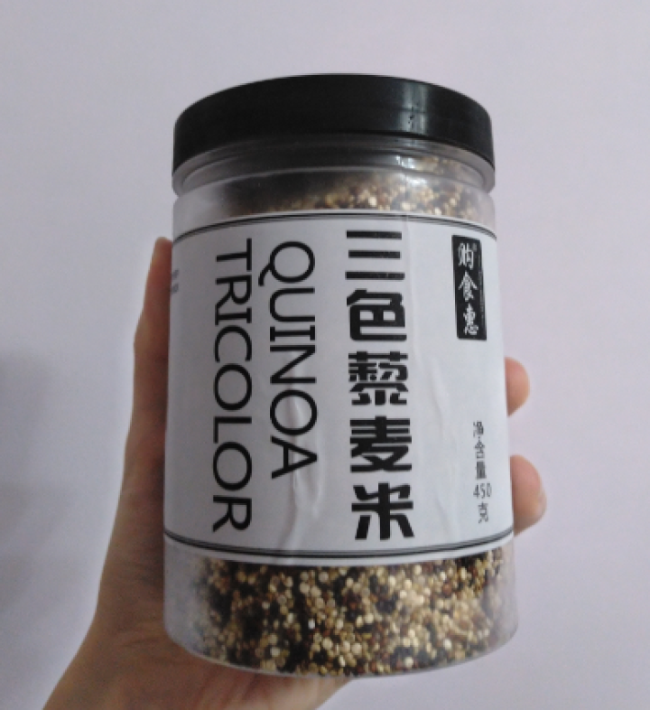 购食惠 三色藜麦米 450g（红白黑藜麦 稀有五谷杂粮 粗粮粥米）怎么样，好用吗，口碑，心得，评价，试用报告,第4张